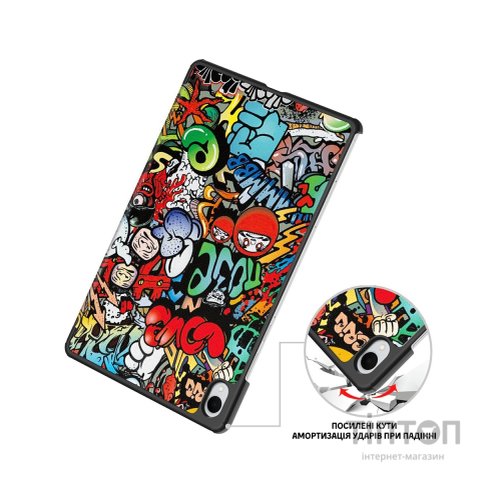 Чохол до планшета BeCover Smart Case Samsung Galaxy Tab S11 (SM-X730/X736) 11.0" Graffiti (714655)