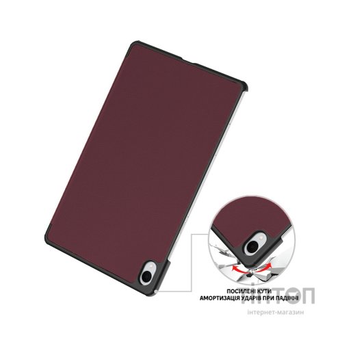 Чохол до планшета BeCover Smart Case Samsung Galaxy Tab S11 (SM-X730/X736) 11.0" Red Wine (714652)