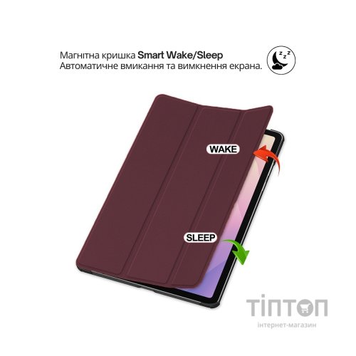 Чохол до планшета BeCover Smart Case Samsung Galaxy Tab S11 (SM-X730/X736) 11.0" Red Wine (714652)
