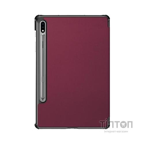 Чохол до планшета BeCover Smart Case Samsung Galaxy Tab S7 (SM-T875)/S8 (SM-X700/SM-X706) Red Wine (705224)
