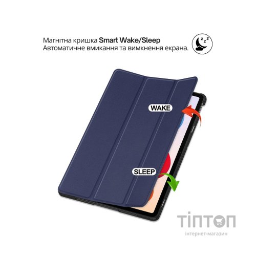 Чохол до планшета BeCover Smart Case Xiaomi Redmi Pad 2 Pro 12.1" Deep Blue (714629)