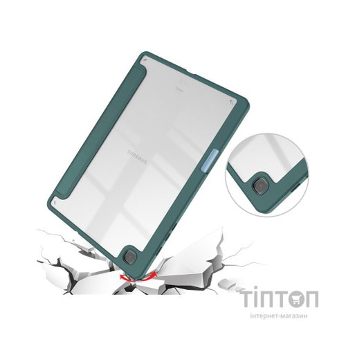 Чохол до планшета BeCover Soft Edge Pencil Mount Samsung Galaxy Tab S6 Lite 10.4 P610/P613/P615/P619 Dark Green (708353)