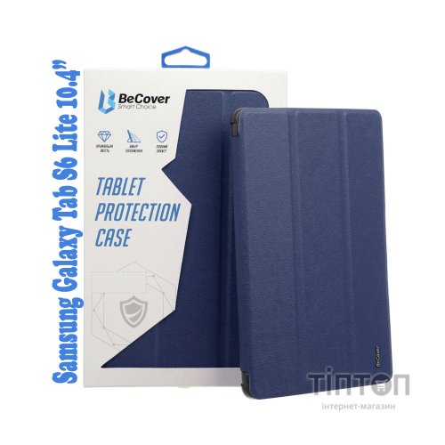 Чохол до планшета BeCover Soft Edge Pencil Mount Samsung Galaxy Tab S6 Lite 10.4 P610/P613/P615/P619 Deep Blue (708352)