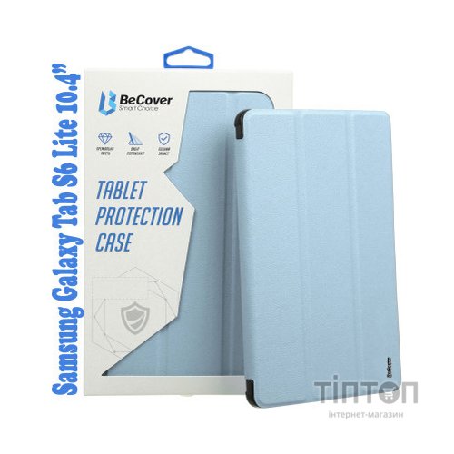 Чохол до планшета BeCover Soft Edge Pencil Mount Samsung Galaxy Tab S6 Lite 10.4 P610/P613/P615/P619 Light Blue (708354)