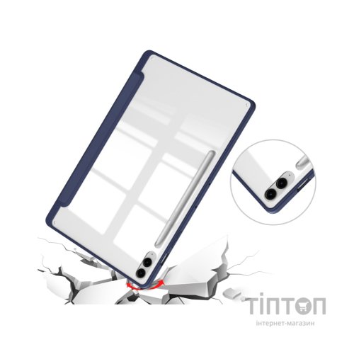 Чохол до планшета BeCover Soft Edge Samsung Galaxy Tab S10 Plus (SM-X820/SM-X826) 12.4" Deep Blue (712253)