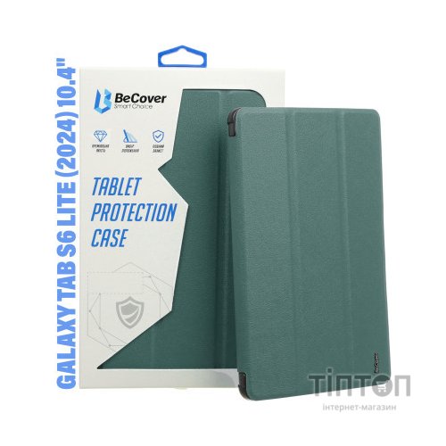 Чохол до планшета BeCover Soft Edge Stylus Mount Samsung Tab S6 Lite (2024) 10.4" P620/P625/P627 Dark Green (710838)