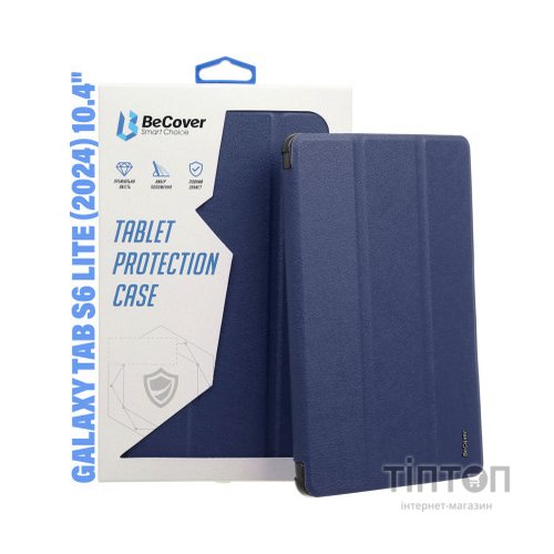 Чохол до планшета BeCover Soft Edge Stylus Mount Samsung Tab S6 Lite (2024) 10.4" P620/P625/P627 Deep Blue (710837)