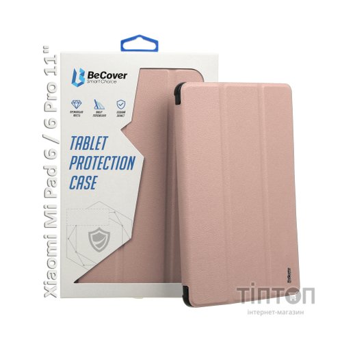 Чохол до планшета BeCover TPU Edge stylus mount Xiaomi Mi Pad 6 / 6 Pro 11" Rose Gold (709557)
