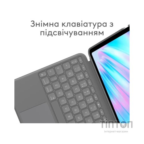 Чохол до планшета Logitech Combo Touch for iPad Air 11-inch M2 (L920-012636)