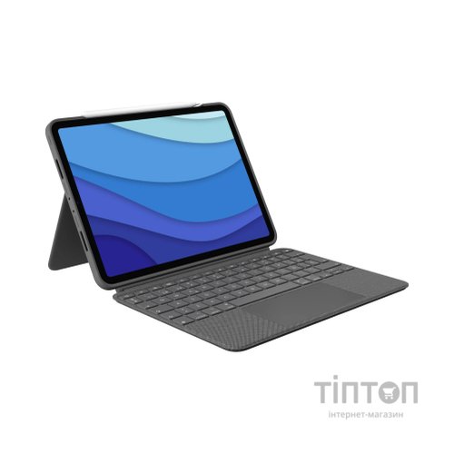 Чохол до планшета Logitech Combo Touch for iPad Pro 12.9-inch (5th generation) - GREY - UK (L920-010214)