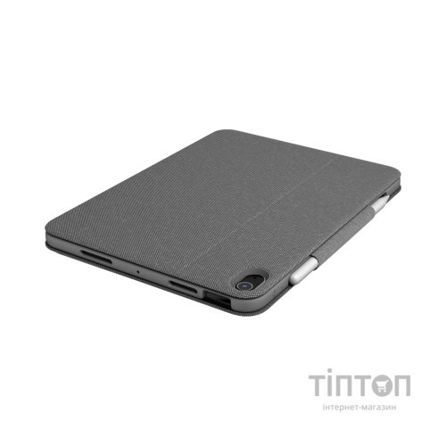 Чохол до планшета Logitech Folio Touch for iPad Air (4th gen) - OXFORD GREY - UK (L920-009968)
