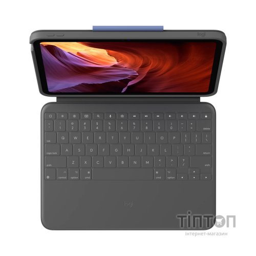 Чохол до планшета Logitech Rugged Folio - GRAPHITE - UK (L920-009319)