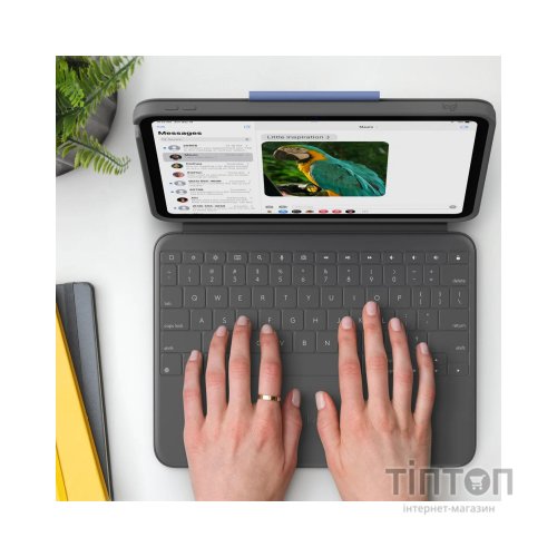 Чохол до планшета Logitech Rugged Folio - GRAPHITE - UK (L920-009319)