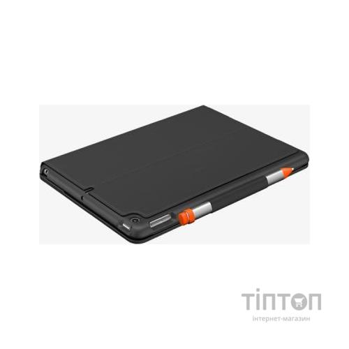 Чохол до планшета Logitech Slim Folio for iPad (7th generation) - GRAPHITE - RUS - BT - (L920-009652)