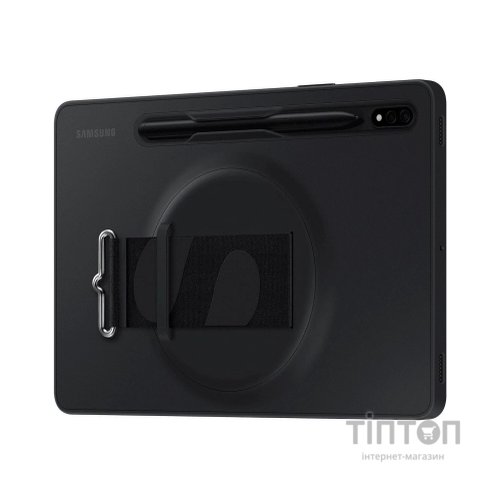 Чохол до планшета Samsung Strap Cover Tab S7/S8 (T870/X700) Black (EF-GX700CBEGRU)