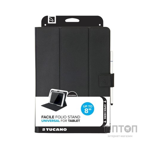 Чохол до планшета Tucano Facile Plus Universal 7-8" black (TAB-FAP8-BK)