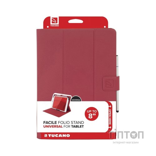 Чохол до планшета Tucano Facile Plus Universal 7-8" red (TAB-FAP8-R)