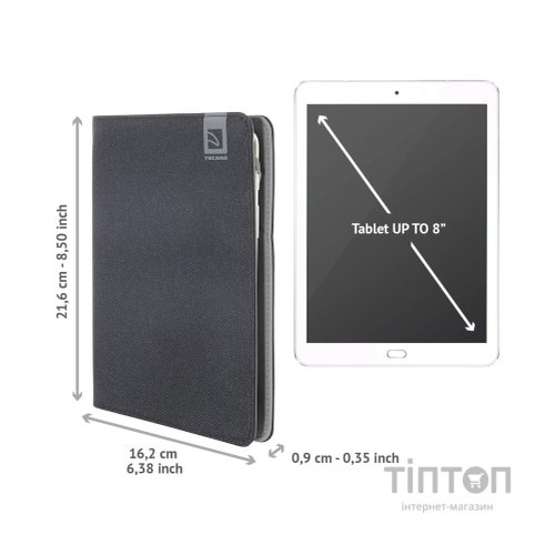 Чохол до планшета Tucano Vento Universal 7-8" black (TAB-VT78)