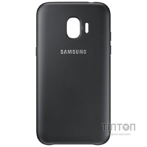 Чохол-накладка Samsung для J2 (2018) - Dual Layer Cover Чорний