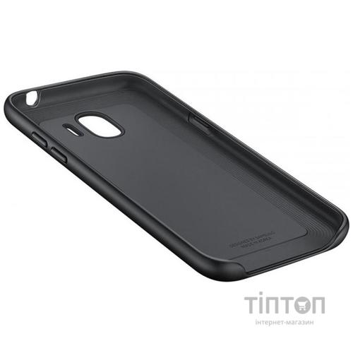 Чохол-накладка Samsung для J2 (2018) - Dual Layer Cover Чорний