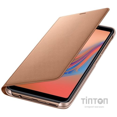Чохол Samsung A7 2018/EF-WA750PFEGRU - Wallet Cover Gold