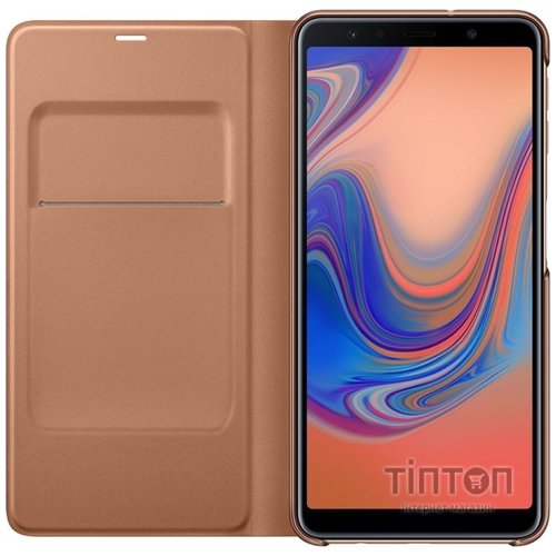 Чохол Samsung A7 2018/EF-WA750PFEGRU - Wallet Cover Gold
