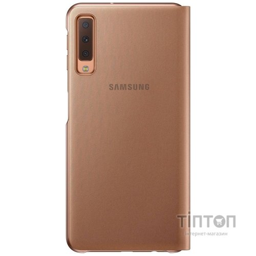 Чохол Samsung A7 2018/EF-WA750PFEGRU - Wallet Cover Gold