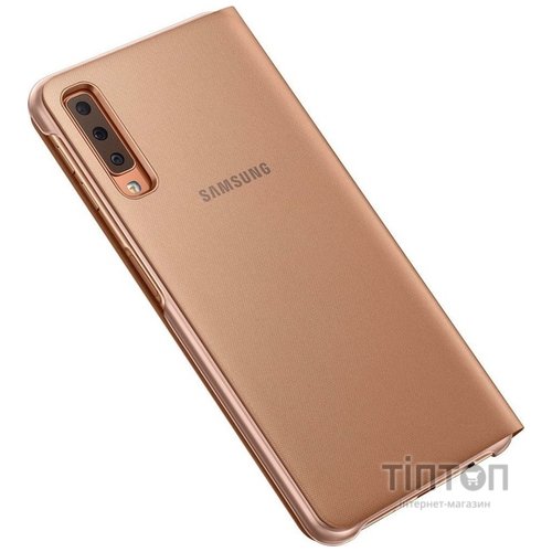 Чохол Samsung A7 2018/EF-WA750PFEGRU - Wallet Cover Gold