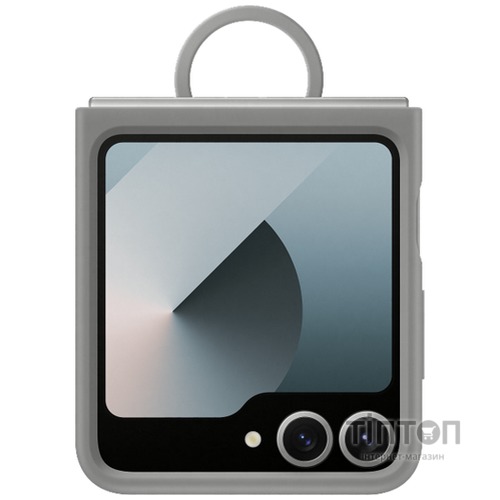 Чохол до мобільного телефона Samsung Silicone Cover with Ring Samsung Galaxy Flip 6 Gray (EF-PF741TJEGUA)