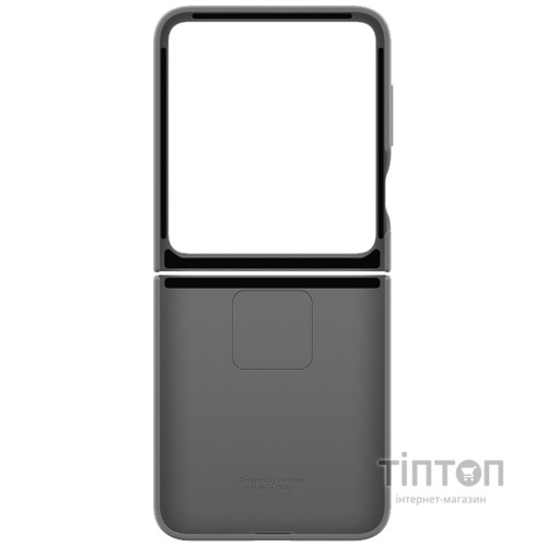 Чохол до мобільного телефона Samsung Silicone Cover with Ring Samsung Galaxy Flip 6 Gray (EF-PF741TJEGUA)