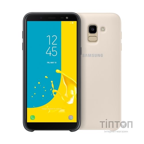 Чохол до мобільного телефона Samsung Galaxy J6 (J600) Dual Layer Cover Gold (EF-PJ600CFEGRU)