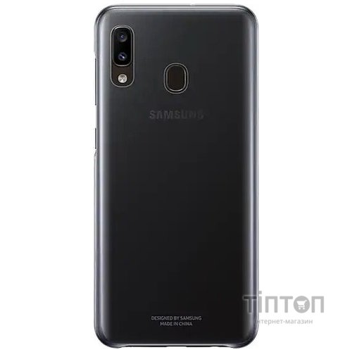 Чохол до мобільного телефона Samsung Galaxy A20 (A205F) Gradation Cover Black (EF-AA205CBEGRU)