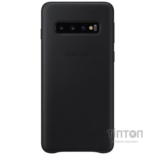 Чохол до мобільного телефона Samsung Galaxy S10 (G973) Black Leather Cover (EF-VG973LBEGRU)
