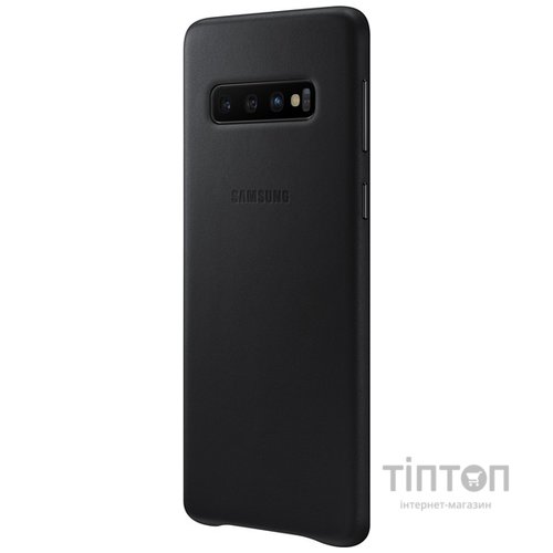 Чохол до мобільного телефона Samsung Galaxy S10 (G973) Black Leather Cover (EF-VG973LBEGRU)