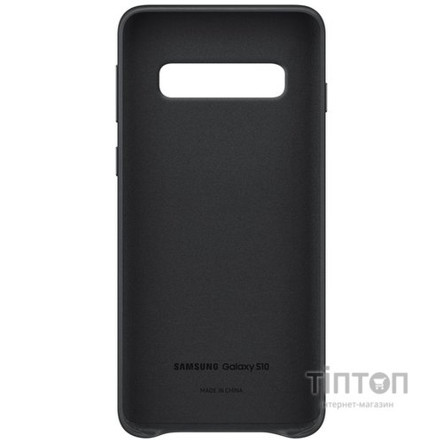 Чохол до мобільного телефона Samsung Galaxy S10 (G973) Black Leather Cover (EF-VG973LBEGRU)