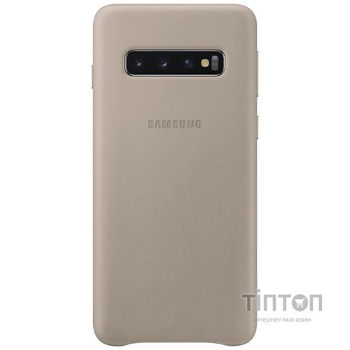 Чохол до мобільного телефона Samsung Galaxy S10 (G973) Leather Cover Gray (EF-VG973LJEGRU)