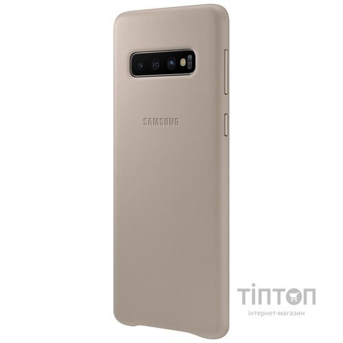 Чохол до мобільного телефона Samsung Galaxy S10 (G973) Leather Cover Gray (EF-VG973LJEGRU)