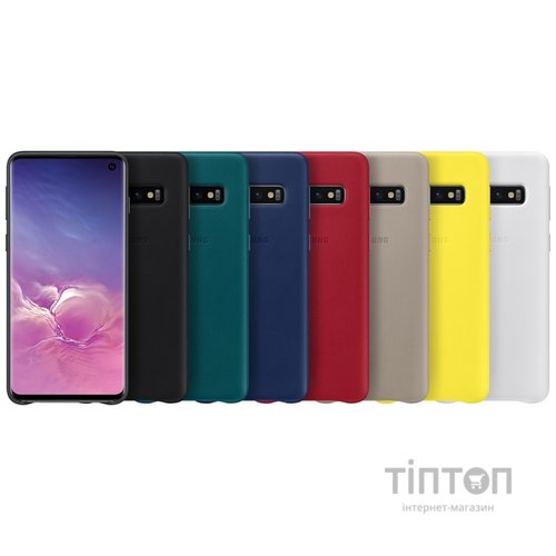 Чохол до мобільного телефона Samsung Galaxy S10 (G973) Leather Cover Gray (EF-VG973LJEGRU)