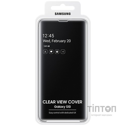 Чохол до моб. телефона Samsung Galaxy S10 (G973) Clear View Cover (EF-ZG973CBEGRU)