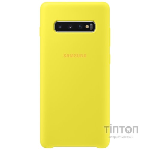 Чохол до мобільного телефона Samsung Galaxy S10+ (G975) Silicone Cover Yellow (EF-PG975TYEGRU)