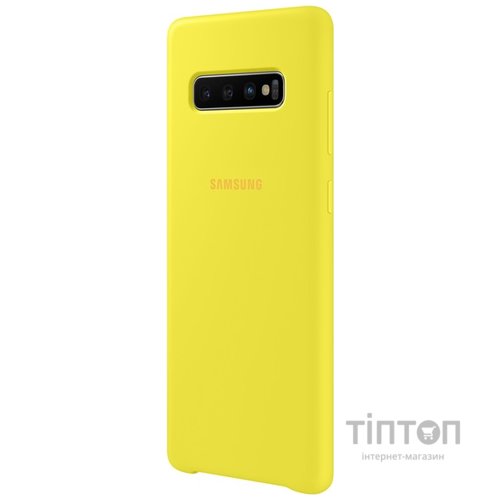 Чохол до мобільного телефона Samsung Galaxy S10+ (G975) Silicone Cover Yellow (EF-PG975TYEGRU)