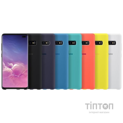 Чохол до мобільного телефона Samsung Galaxy S10+ (G975) Silicone Cover Yellow (EF-PG975TYEGRU)