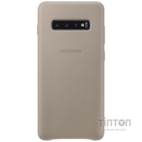 Чохол до мобільного телефона Samsung Galaxy S10+ (G975) Leather Cover Gray (EF-VG975LJEGRU)