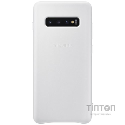 Чохол до мобільного телефона Samsung Galaxy S10+ (G975) Leather Cover White (EF-VG975LWEGRU)