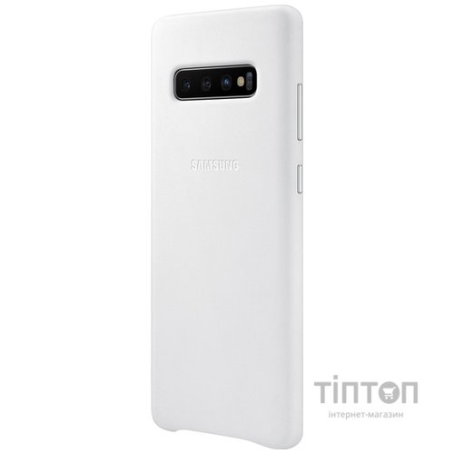 Чохол до мобільного телефона Samsung Galaxy S10+ (G975) Leather Cover White (EF-VG975LWEGRU)