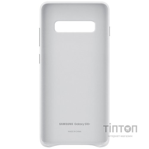 Чохол до мобільного телефона Samsung Galaxy S10+ (G975) Leather Cover White (EF-VG975LWEGRU)