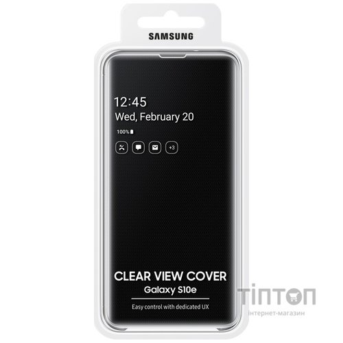 Чохол до мобільного телефона Samsung Galaxy S10e (G970) Clear View Cover Black (EF-ZG970CBEGRU)