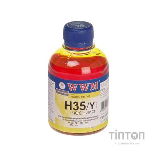Чорнила WWM H35/Y Yellow 200мл для HP №22/134/121