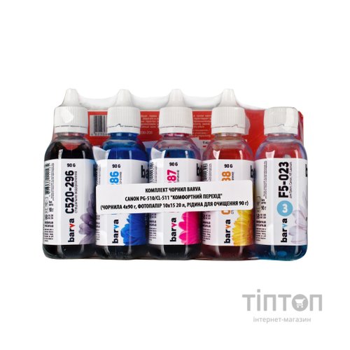 Чорнило BARVA 4x90мл для Canon PG-510/CL-511