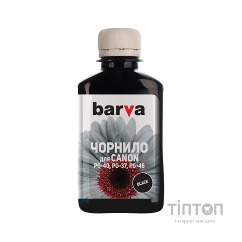 Чорнило BARVA Black 180мл для Canon PG-40